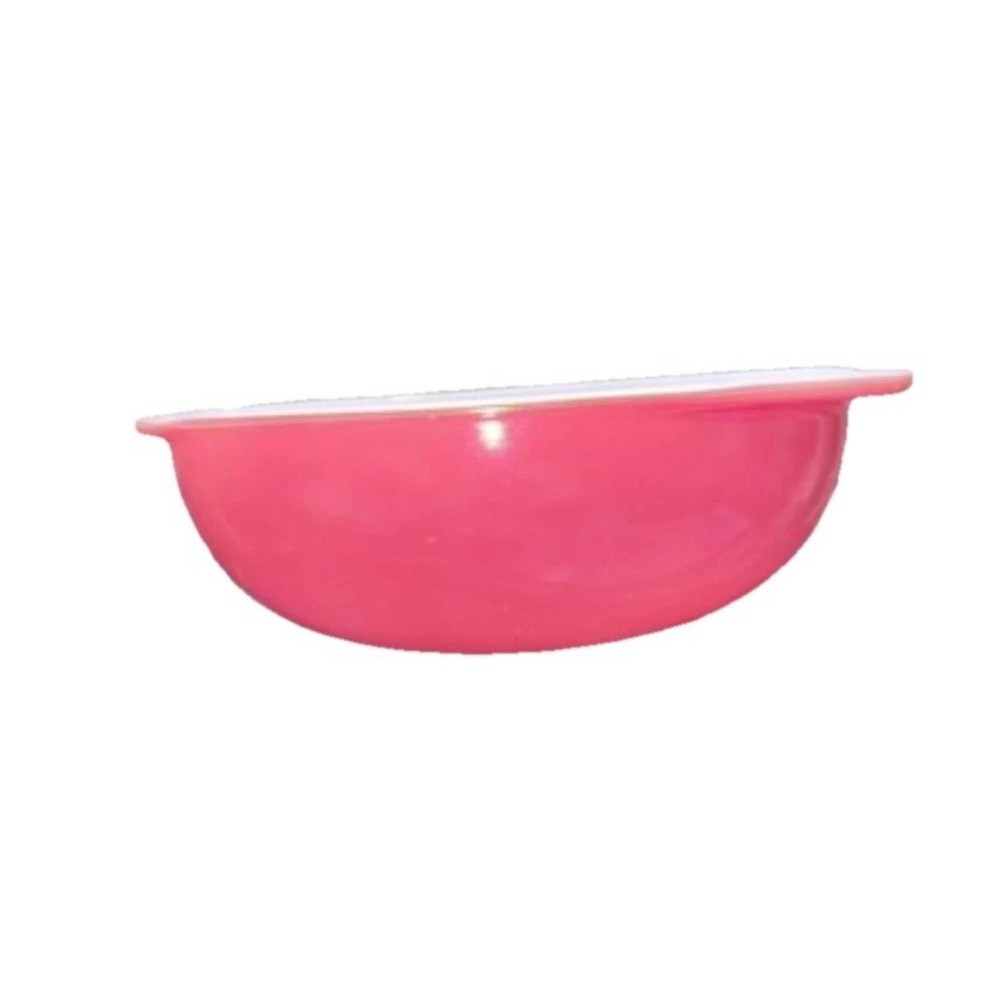 Vintage Pyrex 024 Flamingo Pink Round Casserole Ovenware Dish 2Qt Handles W/Lid‎